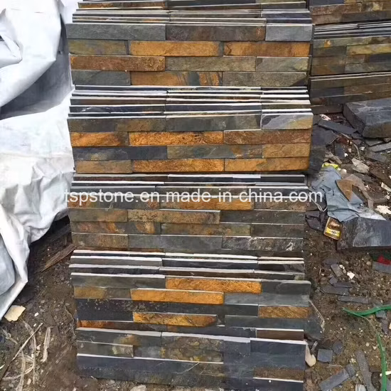 Yellow/Black/White Culture Stone for Wall Cladding